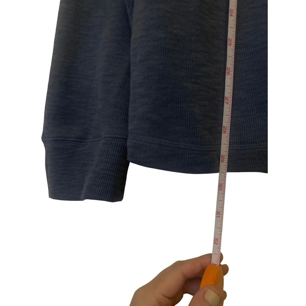 Banana Republic XXL Mens Long‎ Sleeve Blue Waffle Knit Shirt